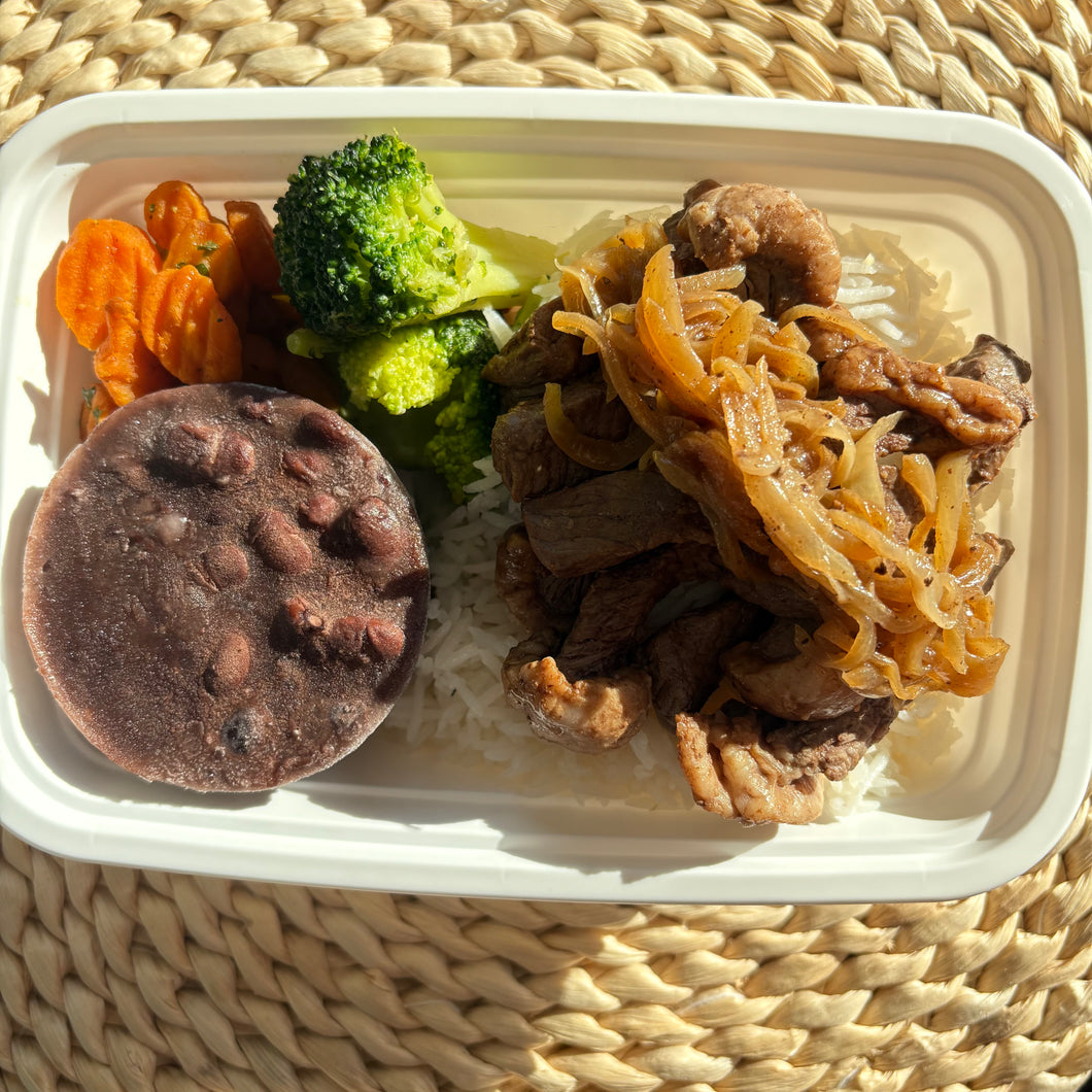 Top Sirloin with Rice&Beans